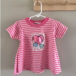 Kids N fun vintage stripped tee 4T